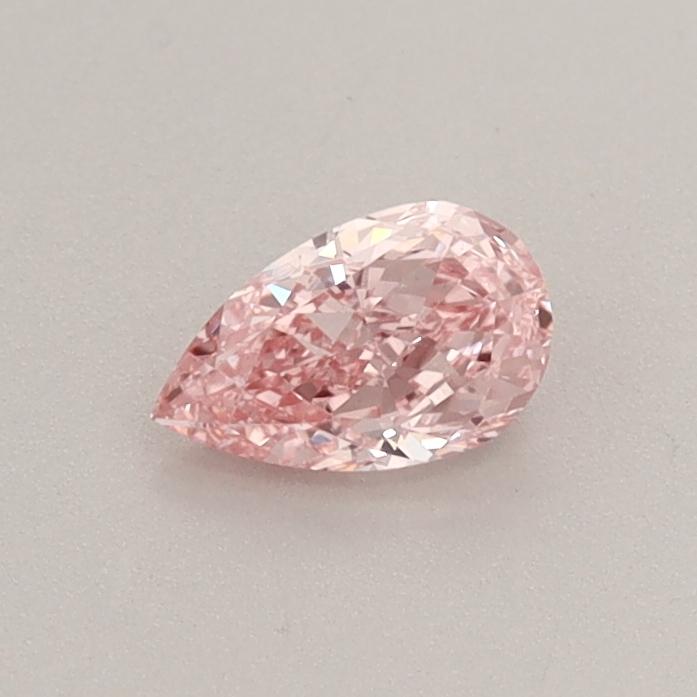 0.37 Ct. Fancy Vivid  Pink Pear Lab Grown Diamond