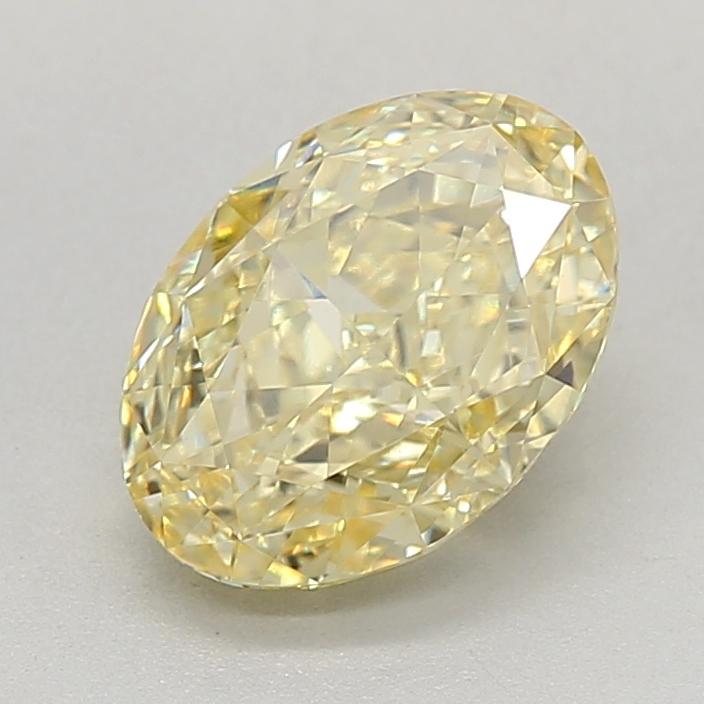 2.80 Ct. Fancy Intense Yellow Oval Lab Grown Diamond