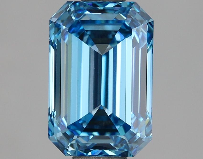 2.05 Ct. Fancy Vivid Blue Emerald Lab Grown Diamond