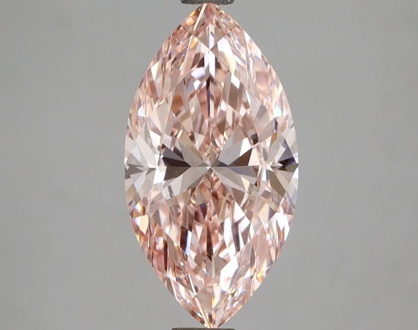 2.52 Ct. Fancy Intense Pink Marquise Lab Grown Diamond