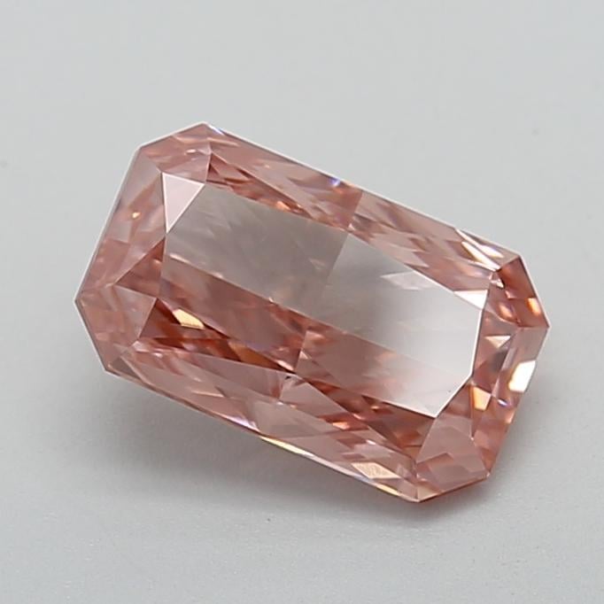 1.58 Ct. Fancy Vivid  Pink Radiant Lab Grown Diamond