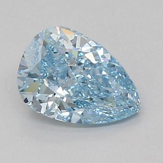 1.00 Ct. Fancy Vivid Blue Pear Lab Grown Diamond