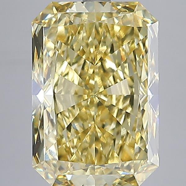 6.07 Ct. Fancy Intense Yellow Radiant Lab Grown Diamond