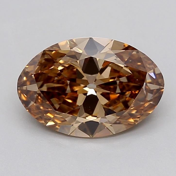 1.93 Ct. Fancy Light  Brown Oval Lab Grown Diamond