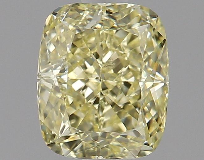 0.9 Ct. Fancy Yellow Cushion Diamond