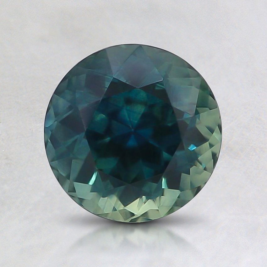 6.7mm Montana Teal Round Sapphire | STMT6.7RD3_4