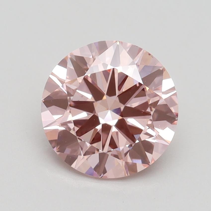 1.70 Ct. Fancy Intense Pink Round Lab Grown Diamond