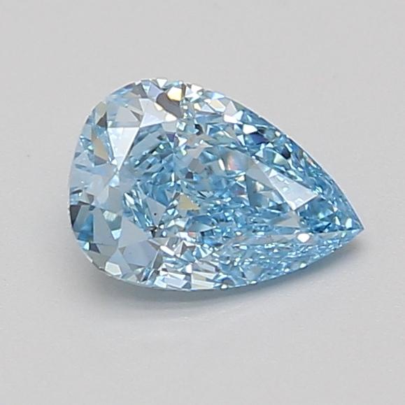 1.01 Ct. Fancy Vivid Blue Pear Lab Grown Diamond