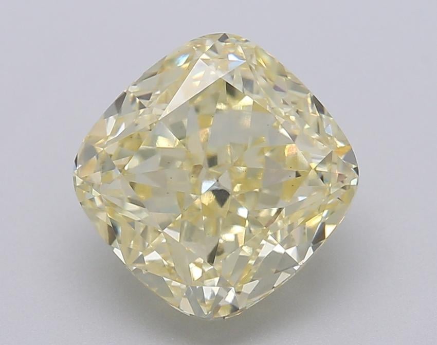 3.07 Ct. Fancy Intense Yellow Cushion Lab Grown Diamond