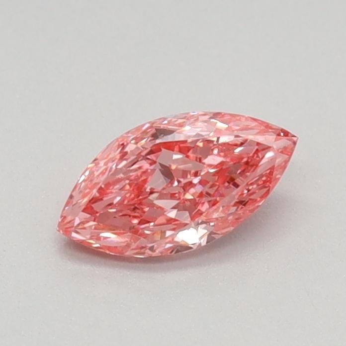0.29 Ct. Fancy Vivid Pink Marquise Lab Grown Diamond