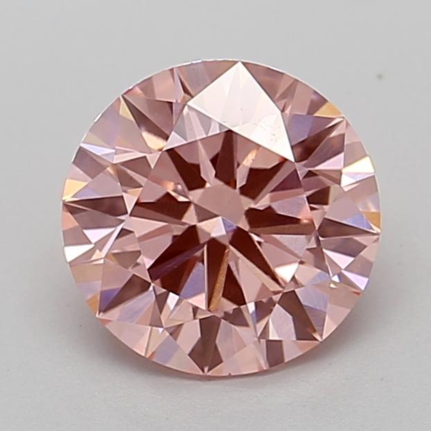 2.15 Ct. Fancy Vivid Pink Round Lab Grown Diamond