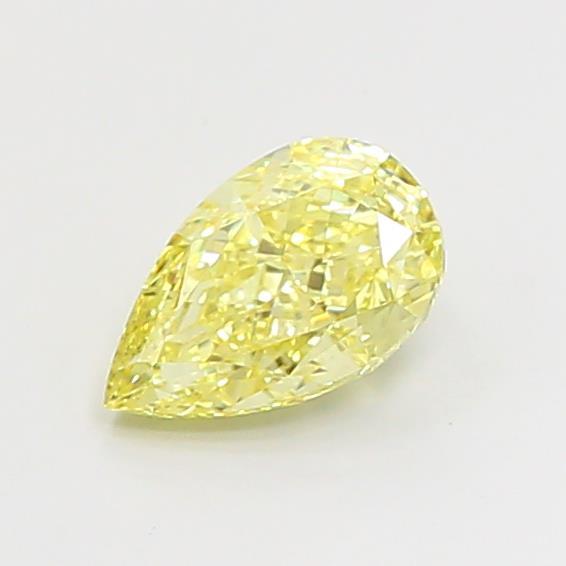 1.55 Ct. Fancy Intense Yellow Pear Lab Grown Diamond