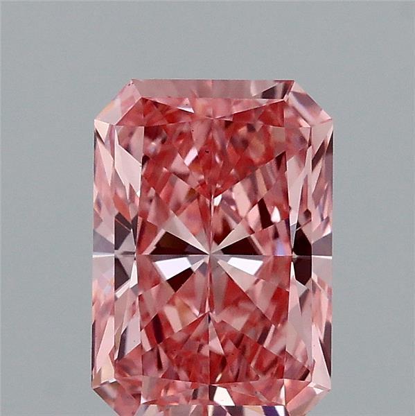 1.52 Ct. Fancy Vivid Pink Radiant Lab Grown Diamond