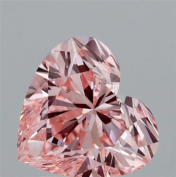 2.14 Ct. Fancy Vivid Pink Heart Lab Grown Diamond