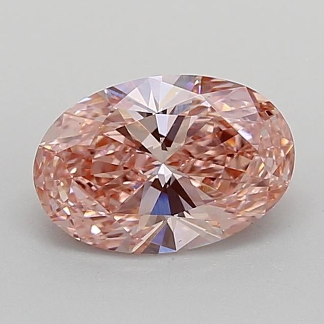 1.53 Ct. Fancy Vivid  Pink Oval Lab Grown Diamond