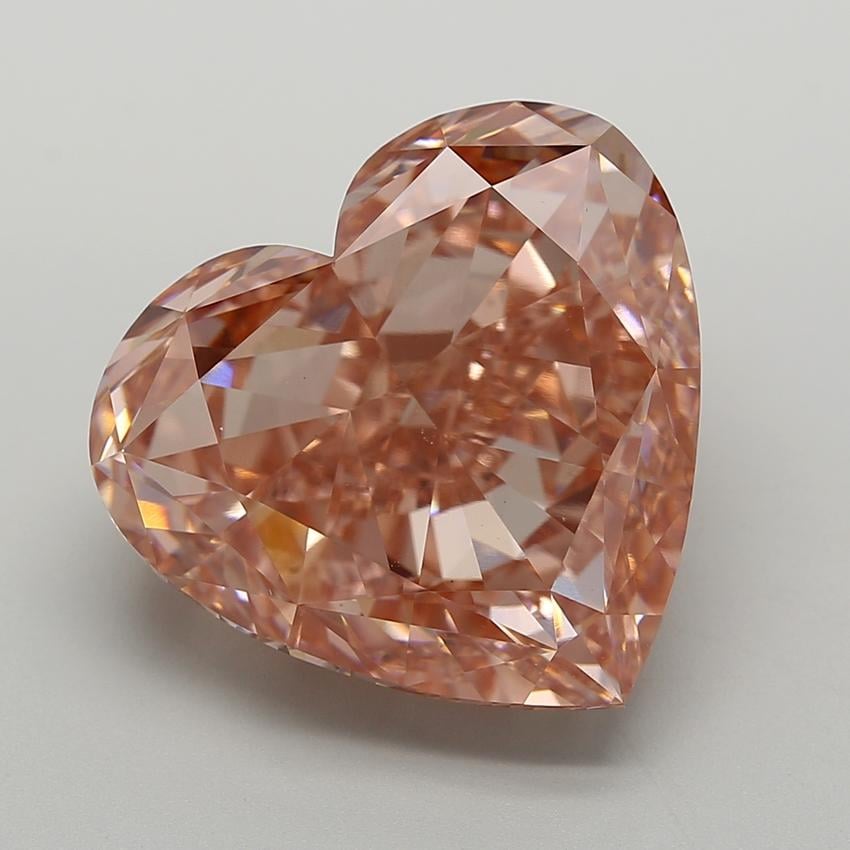 20.02 Ct. Fancy Vivid  Pink Heart Lab Grown Diamond