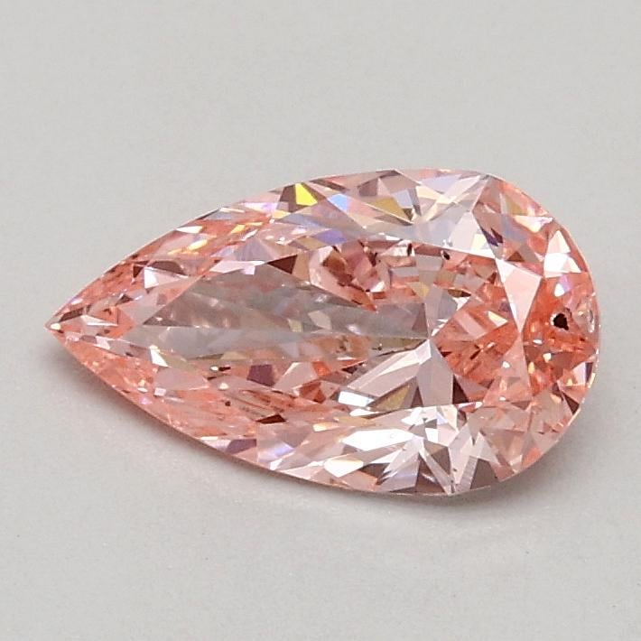 0.52 Ct. Fancy Vivid Pink Pear Lab Grown Diamond