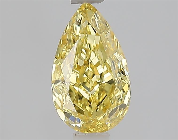1.04 Ct. Fancy Vivid Yellow Yellow Pear Lab Grown Diamond