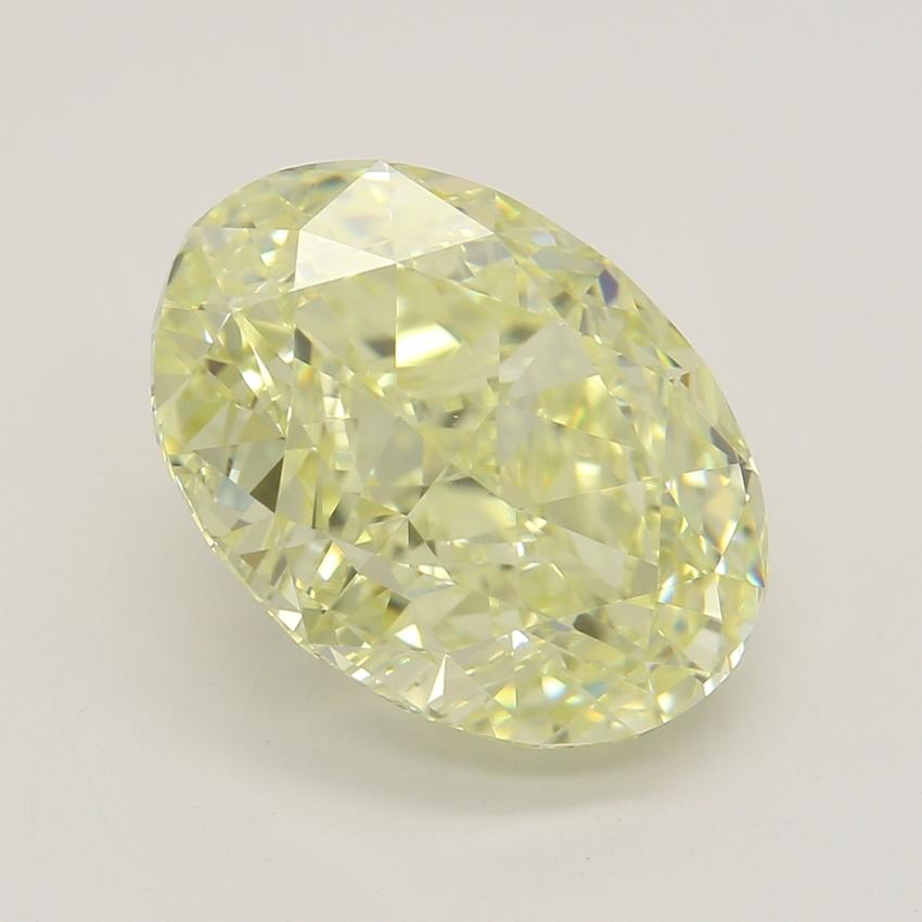 3.37 Ct. Fancy Yellow Oval Diamond