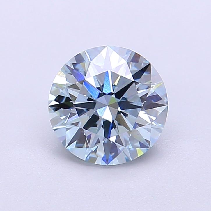 1.30 Ct. Fancy Blue Round Lab Grown Diamond