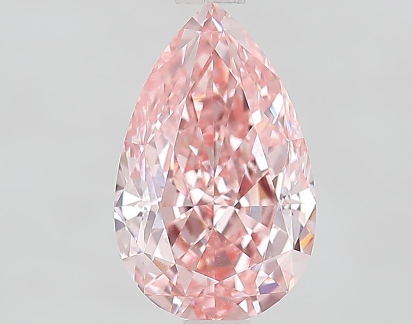 2.11 Ct. Fancy Vivid Pink Pear Lab Grown Diamond