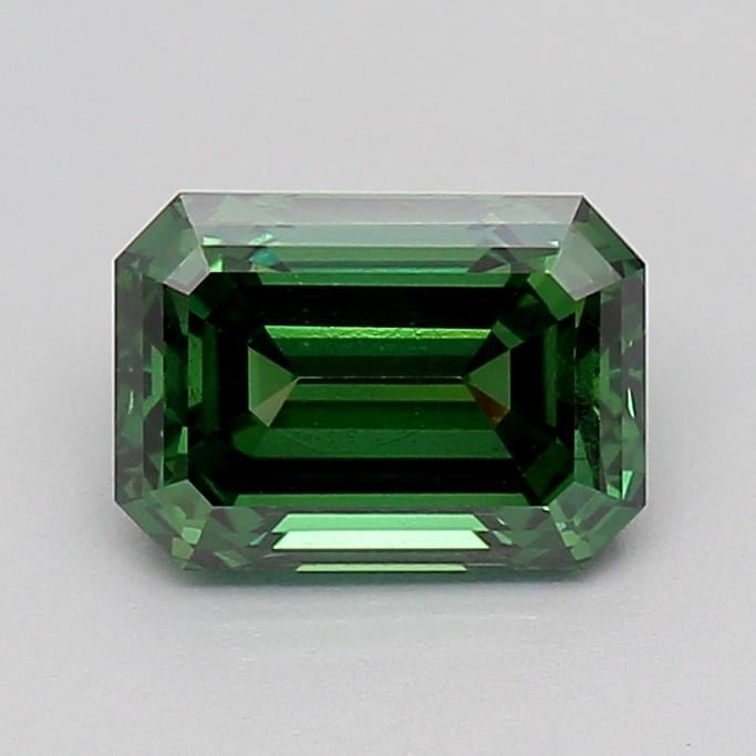 1.04 Ct. Fancy Vivid  Green Emerald Lab Grown Diamond