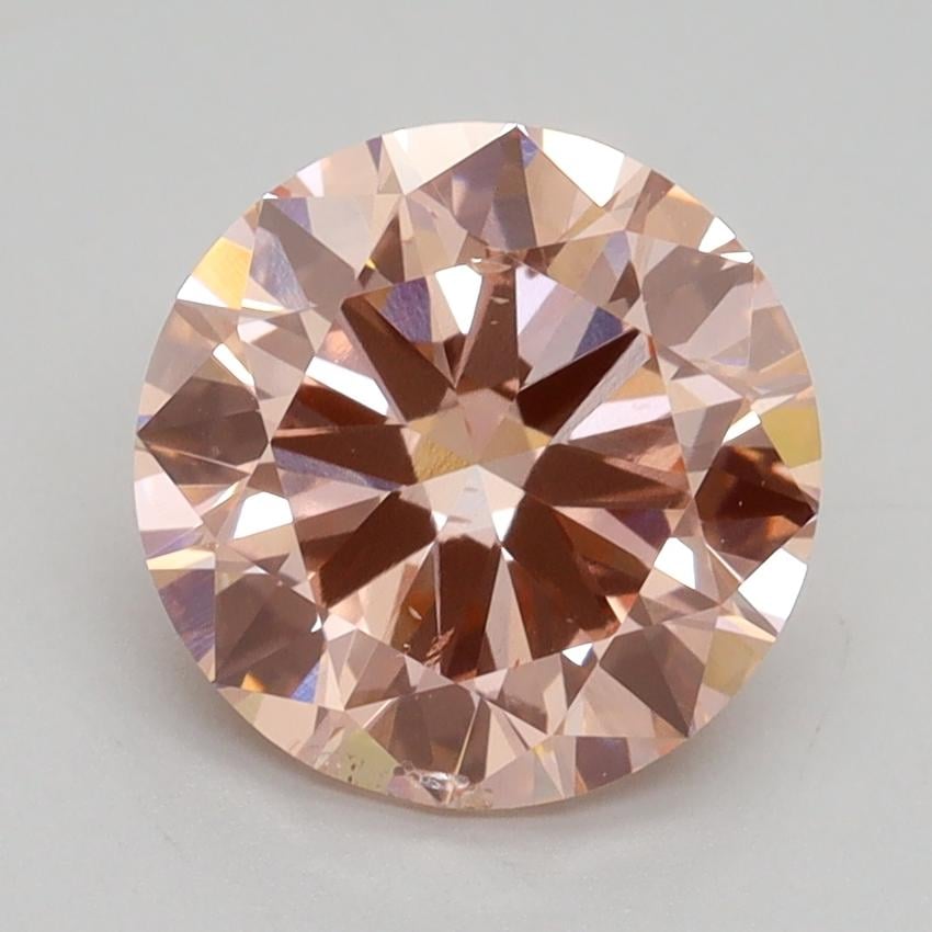 2.40 Ct. Fancy Intense Pink Round Lab Grown Diamond