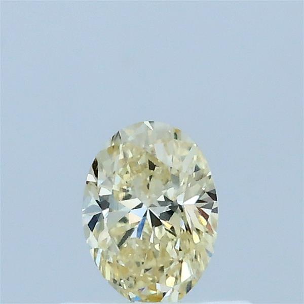 0.31 Ct. Fancy Light Yellow Oval Lab Grown Diamond