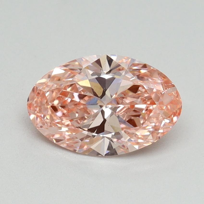 1.04 Ct. Fancy Vivid Pink Oval Lab Grown Diamond