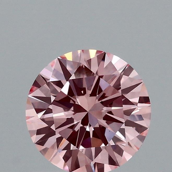 1.01 Ct. Fancy Vivid Pink Round Lab Grown Diamond