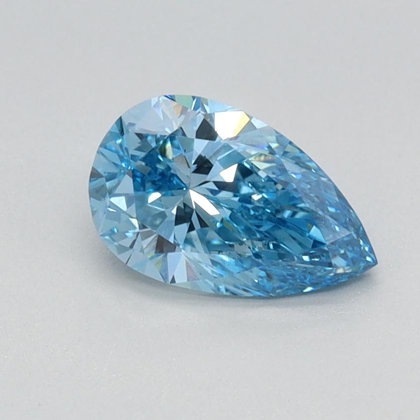 0.7 Ct. Fancy Vivid Blue Pear Lab Grown Diamond