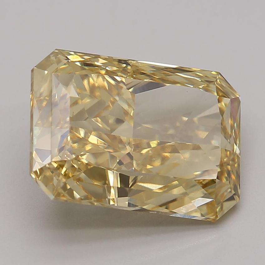 2.77 Ct. Fancy Vivid Yellow Radiant Lab Grown Diamond