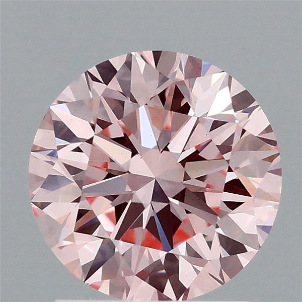 1.69 Ct. Fancy Intense  Pink Round Lab Grown Diamond