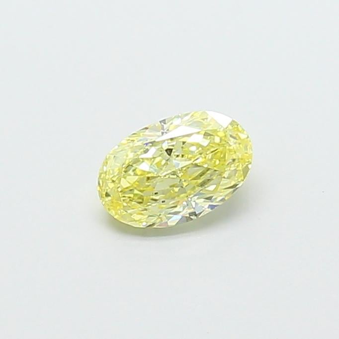 0.53 Ct. Fancy Yellow Oval Lab Grown Diamond
