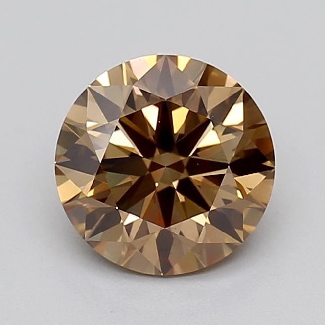 1.42 Ct. Fancy  Brown Round Lab Grown Diamond