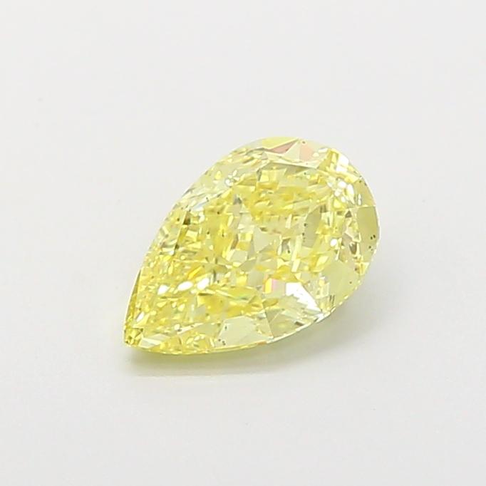 1.23 Ct. Fancy Intense Yellow Pear Lab Grown Diamond