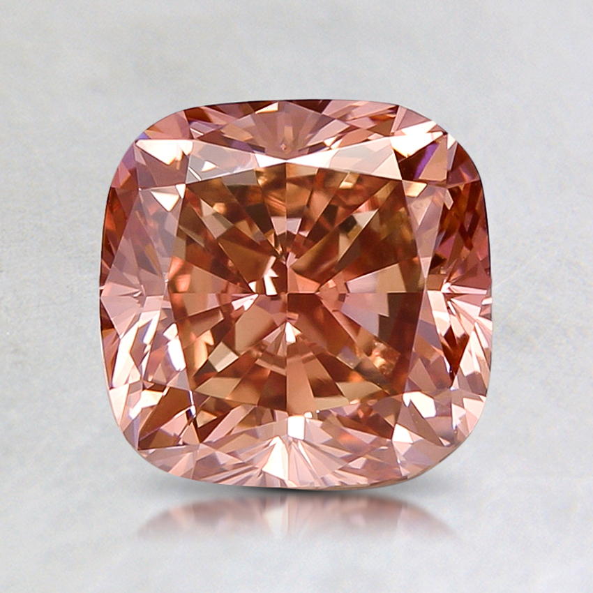 1.85 ct. Lab Grown Fancy Intense Pink Cushion Diamond