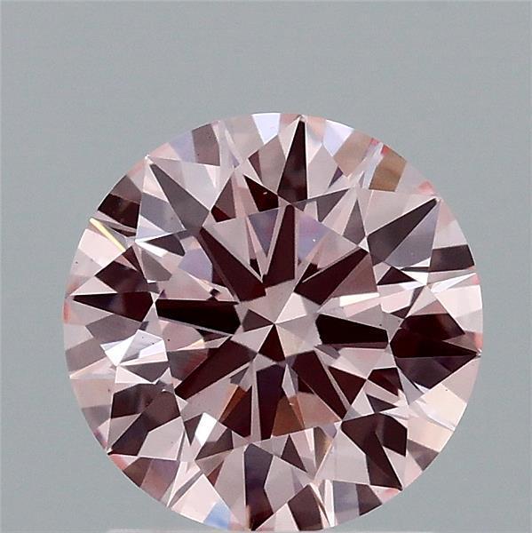 1.55 Ct. Fancy Intense Pink Round Lab Grown Diamond