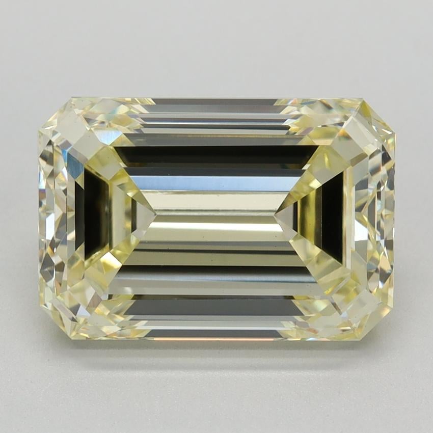 4.18 Ct. Fancy Yellow Emerald Lab Grown Diamond