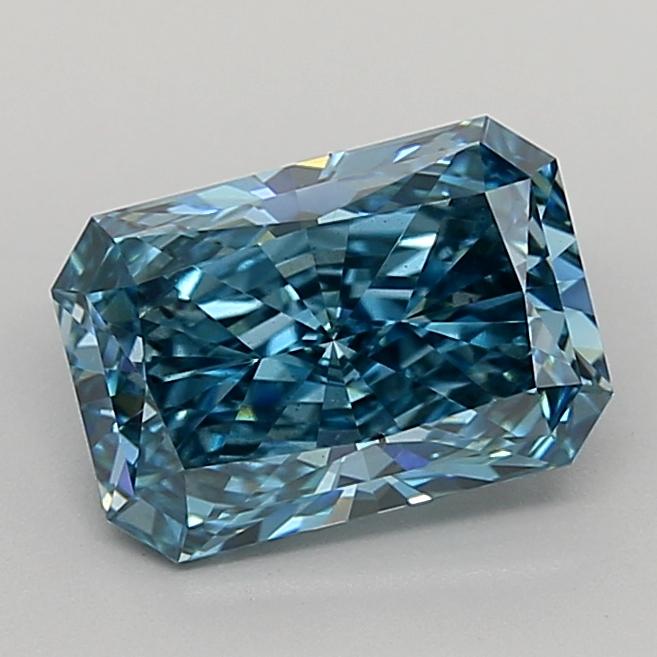 2.01 Ct. Fancy Vivid  Blue Radiant Lab Grown Diamond
