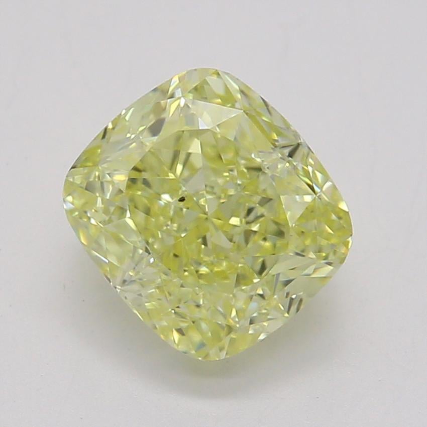 1.00 Ct. Fancy Yellow Cushion Diamond