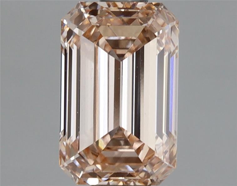 1.53 Ct. Fancy Orangy Pink Emerald Lab Grown Diamond
