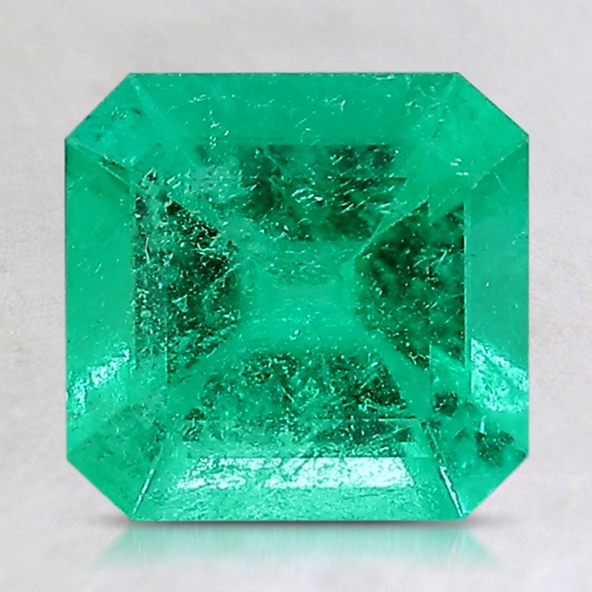 7.9x7.7mm Asscher Colombian Emerald