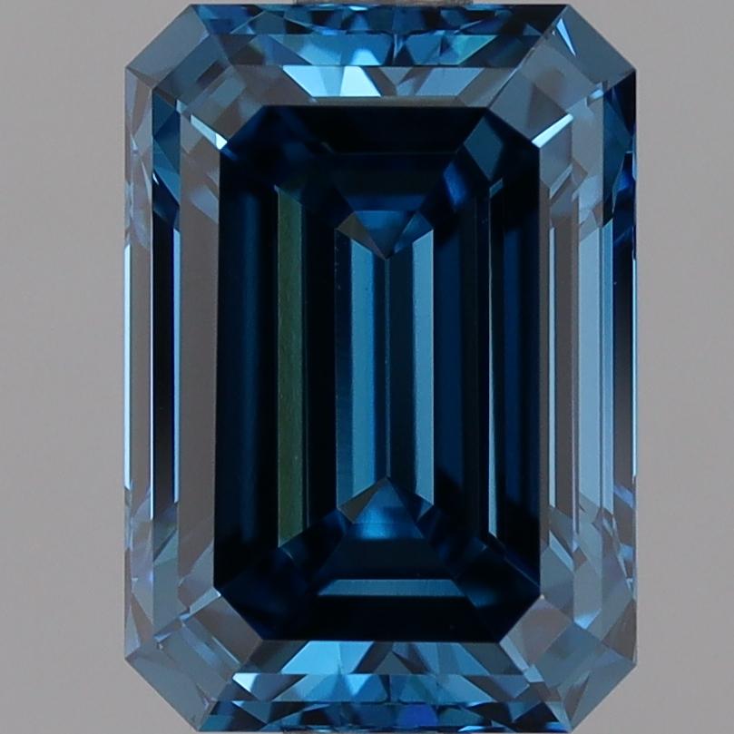 2.05 Ct. Fancy Vivid Blue Emerald Lab Grown Diamond