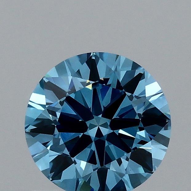 1.00 Ct. Fancy Vivid Blue Round Lab Grown Diamond