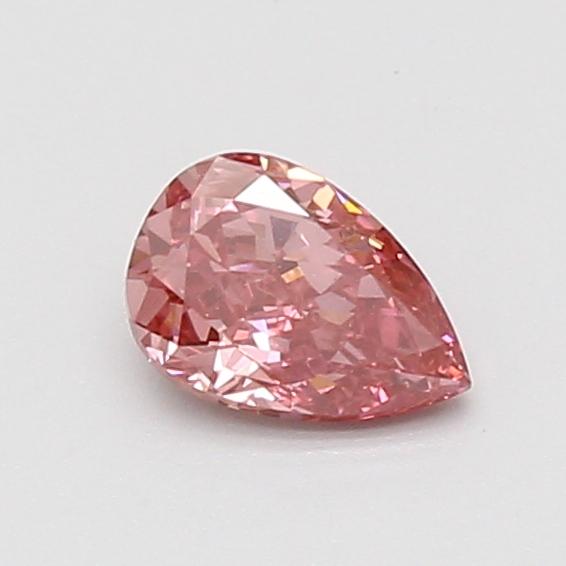 0.53 Ct. Fancy Vivid Pink Pear Lab Grown Diamond