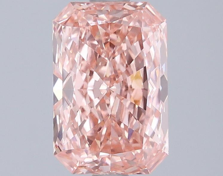 1.51 Ct. Fancy Vivid Pink Radiant Lab Grown Diamond