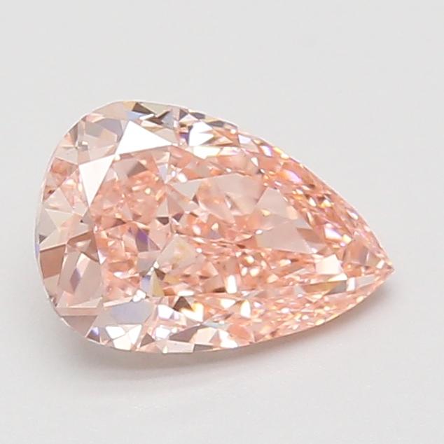 1.53 Ct. Fancy Vivid Pink Pear Lab Grown Diamond