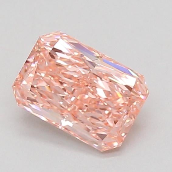 0.98 Ct. Fancy Vivid Pink Radiant Lab Grown Diamond