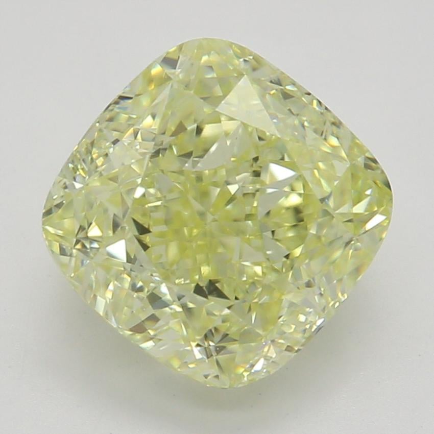 1.82 Ct. Fancy Light Yellow Cushion Diamond